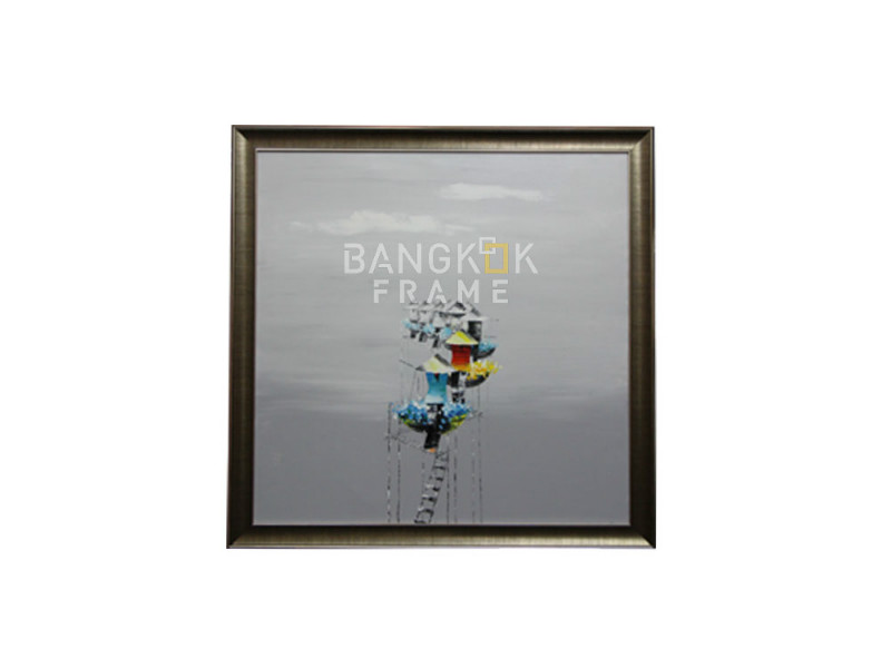 กรอบรูปภาพท้องพระโรงสมัยโบราณ